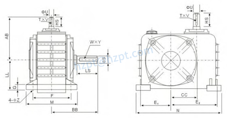 WPZ Series Worm Gearboxes
