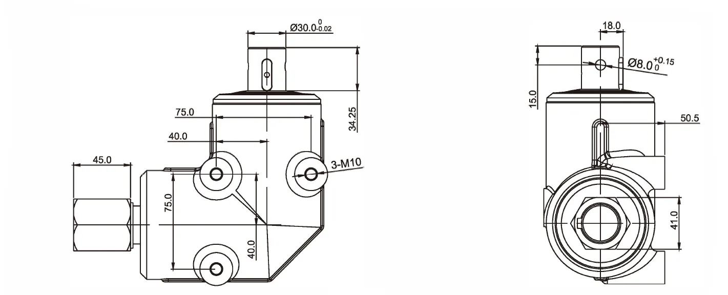 Double Disc Fertilizer Spreader Gearbox RDF-SF10 for Fertilizer Spreader