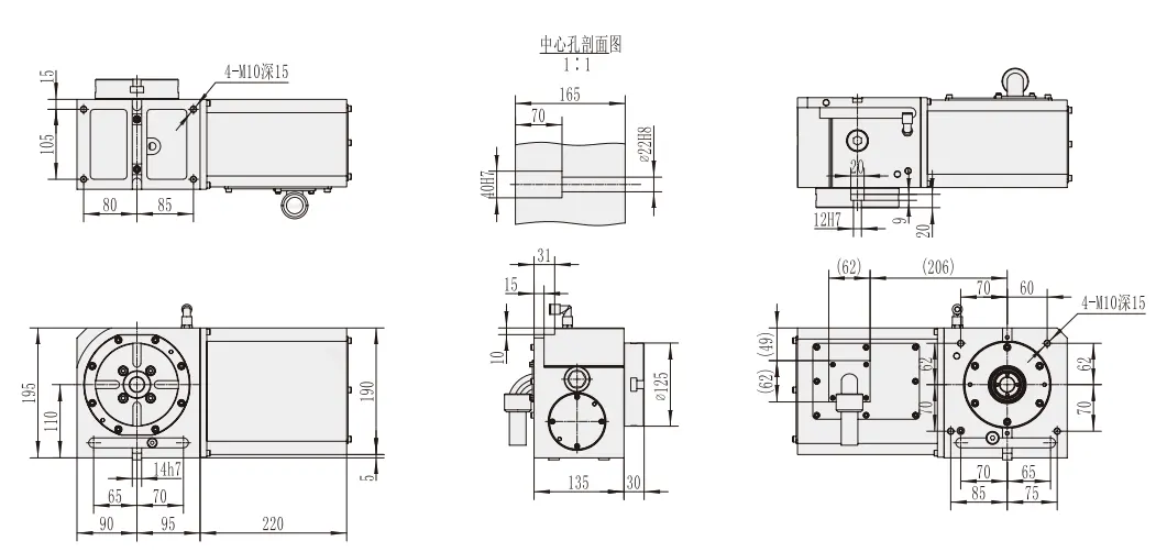 WT-125 CNC Rotary Table