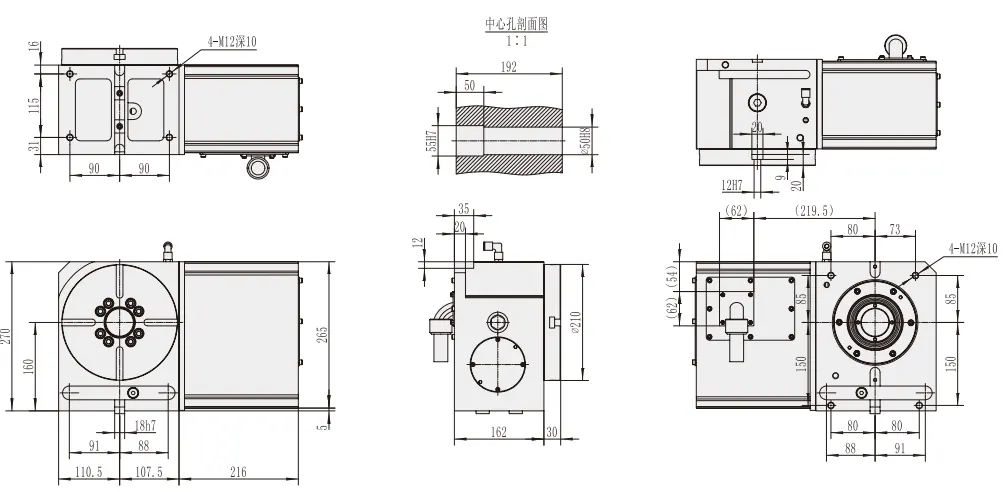 WT-210 CNC Rotary Table