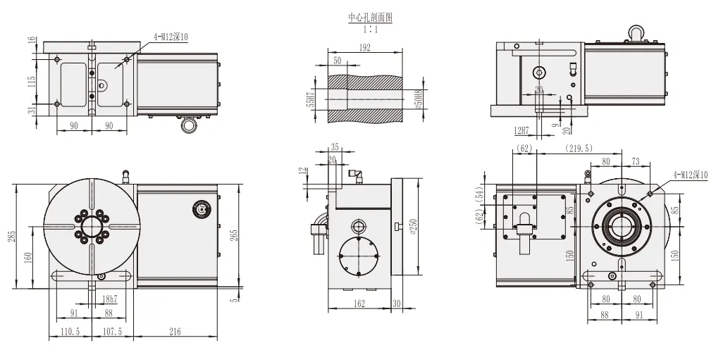 WT-250 CNC Rotary Table