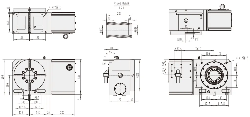 WT-255 CNC Rotary Table
