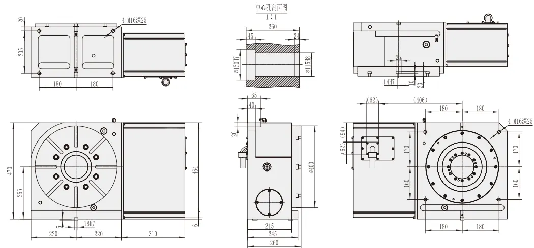 WT-400 CNC Rotary Table