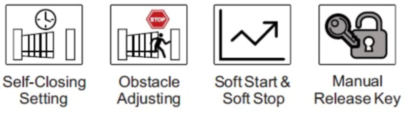 C2201 Automatic sliding gate motor sliding gate opener for 2000kg