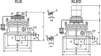 Cyclo Drive Reducer XLED Type Gearbox