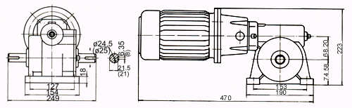 R68 Series Worm Gear Reducer