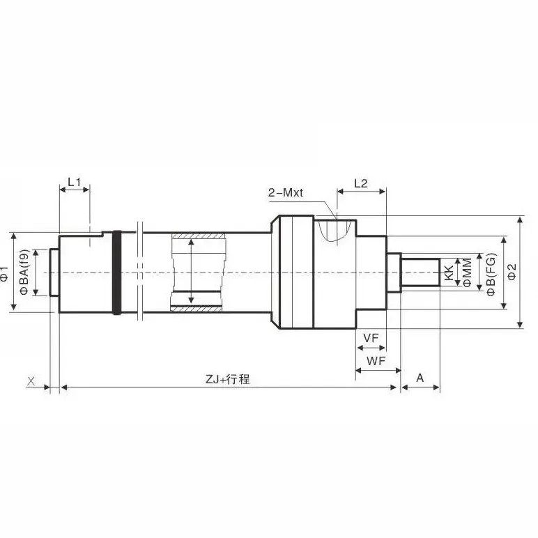 Y-HG1 Noraml Metallurgical Hydraulic Cylinder