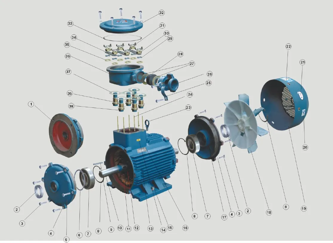 YB2 Series Explosion-proof Three Phase Asynchronous Motor