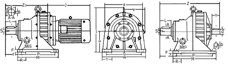 Cyclo Drive Reducer BWD Type Gearbox